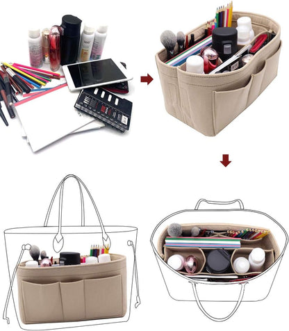 Felt Insert Bag Organizer Bag In Bag For Handbag Purse Organizer Fits Speedy Neverful