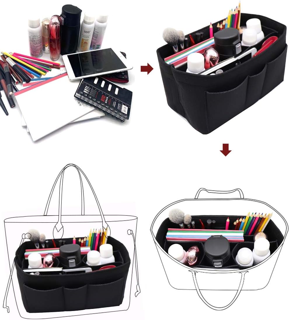 Felt Insert Bag Organizer Bag In Bag For Handbag Purse Organizer Fits Speedy Neverful
