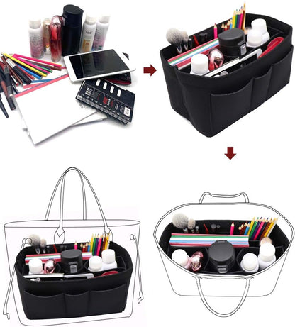 Felt Insert Bag Organizer Bag In Bag For Handbag Purse Organizer Fits Speedy Neverful
