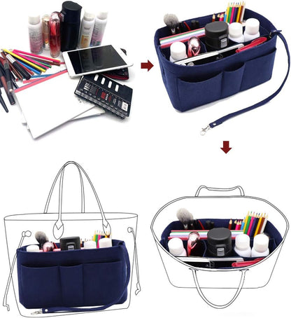 Felt Insert Bag Organizer Bag In Bag For Handbag Purse Organizer Fits Speedy Neverful
