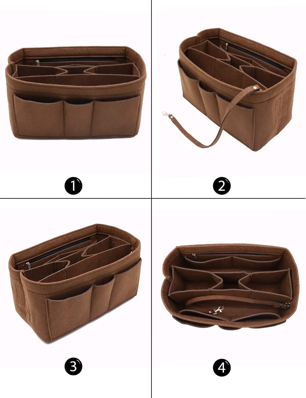 Felt Insert Bag Organizer Bag In Bag For Handbag Purse Organizer Fits Speedy Neverful