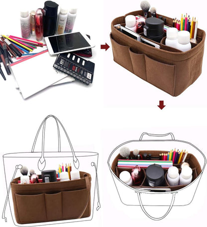 Felt Insert Bag Organizer Bag In Bag For Handbag Purse Organizer Fits Speedy Neverful