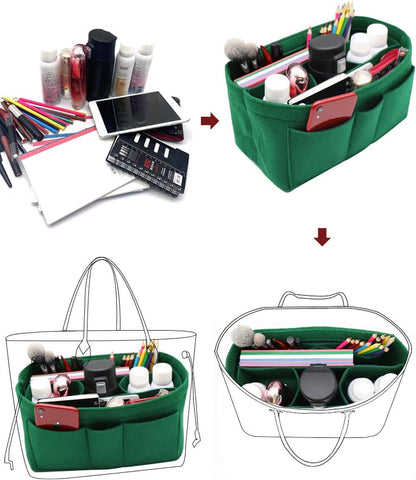 Felt Insert Bag Organizer Bag In Bag For Handbag Purse Organizer Fits Speedy Neverful