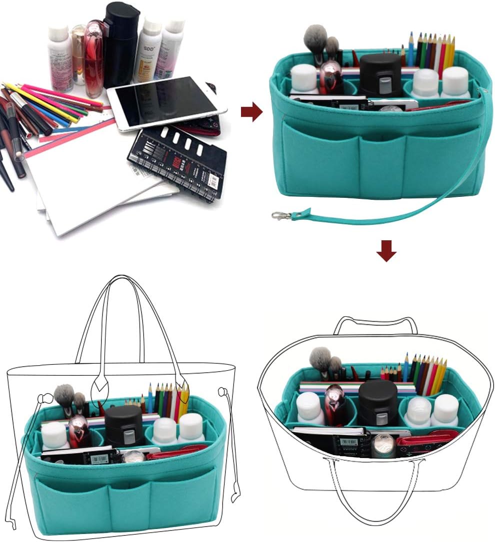 Felt Insert Bag Organizer Bag In Bag For Handbag Purse Organizer Fits Speedy Neverful