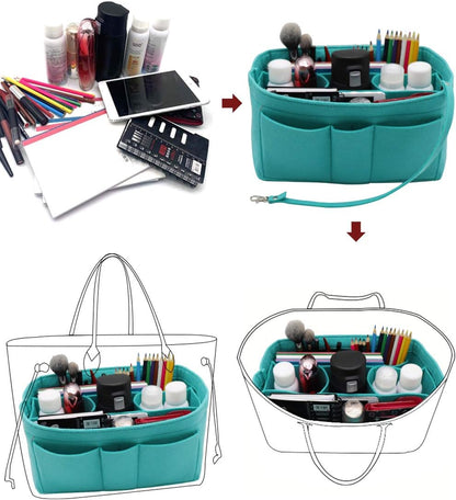 Felt Insert Bag Organizer Bag In Bag For Handbag Purse Organizer Fits Speedy Neverful