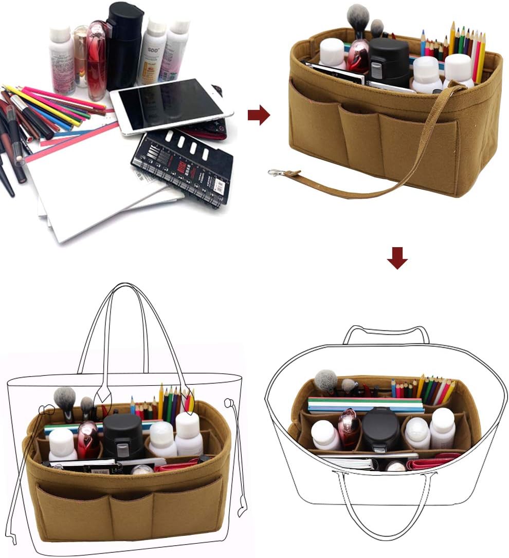Felt Insert Bag Organizer Bag In Bag For Handbag Purse Organizer Fits Speedy Neverful