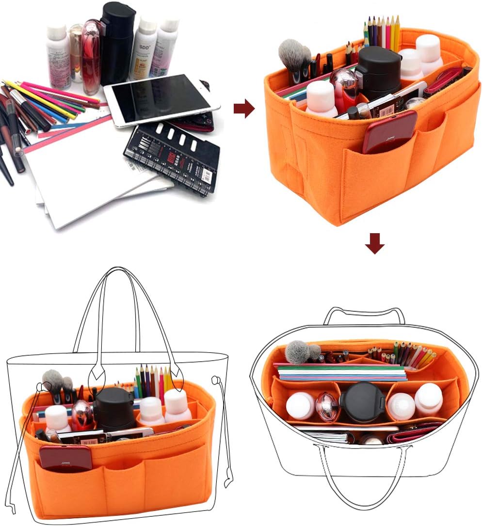 Felt Insert Bag Organizer Bag In Bag For Handbag Purse Organizer Fits Speedy Neverful
