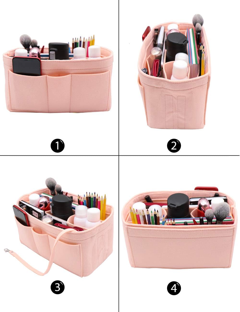 Felt Insert Bag Organizer Bag In Bag For Handbag Purse Organizer Fits Speedy Neverful