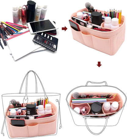 Felt Insert Bag Organizer Bag In Bag For Handbag Purse Organizer Fits Speedy Neverful