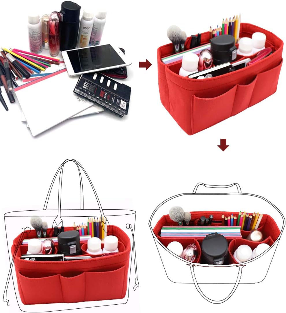 Felt Insert Bag Organizer Bag In Bag For Handbag Purse Organizer Fits Speedy Neverful