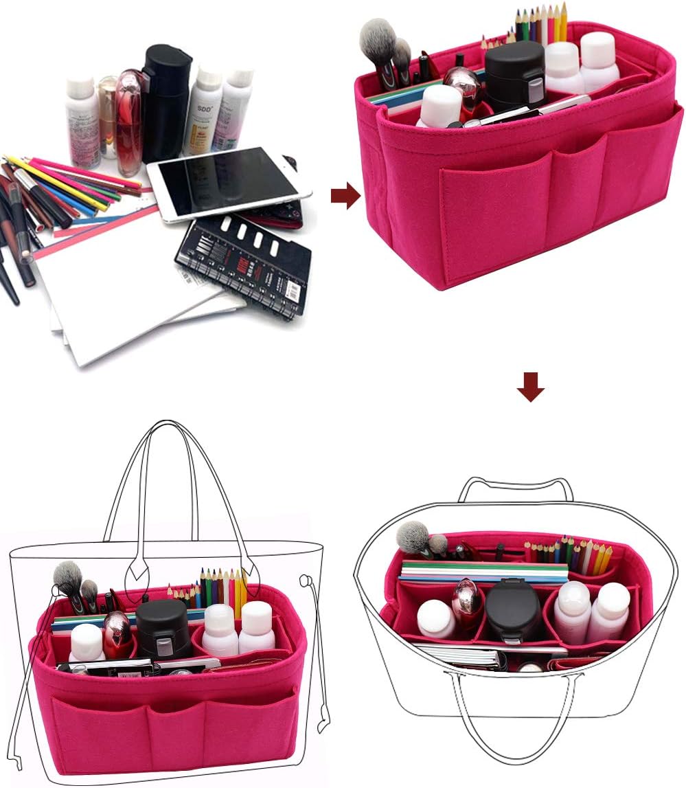 Felt Insert Bag Organizer Bag In Bag For Handbag Purse Organizer Fits Speedy Neverful