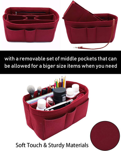 Felt Insert Bag Organizer Bag In Bag For Handbag Purse Organizer Fits Speedy Neverful