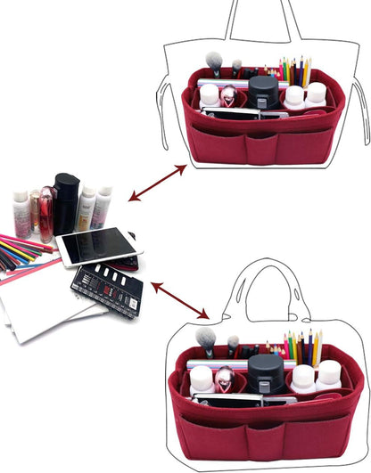 Felt Insert Bag Organizer Bag In Bag For Handbag Purse Organizer Fits Speedy Neverful