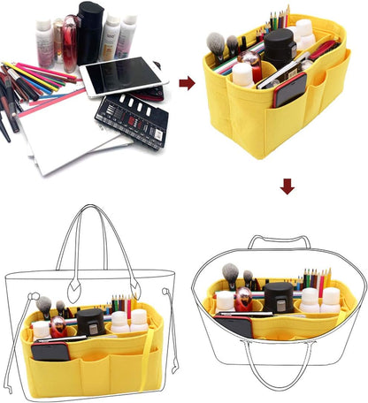 Felt Insert Bag Organizer Bag In Bag For Handbag Purse Organizer Fits Speedy Neverful