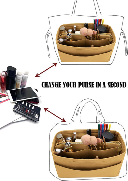 Felt Insert Bag Organizer Bag In Bag For Handbag Purse Organizer Fits Speedy Neverful