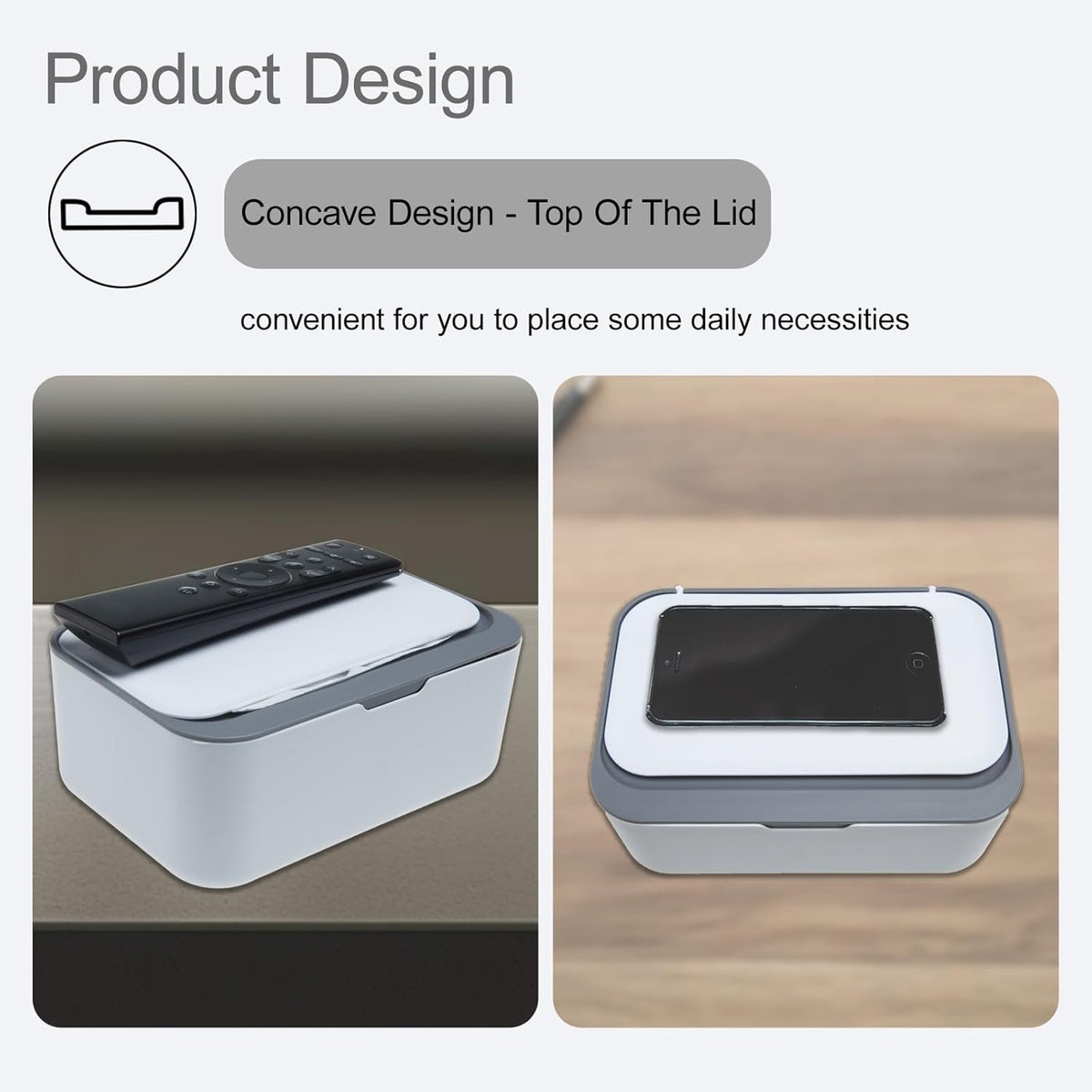 Flushable Wipes Dispenser Compatible with Cottonelle, Wipe Holder for Bathroom with Leak-Proof, Baby Wipes Container Diaper Wipe Dispenser for Home, Office, Cars