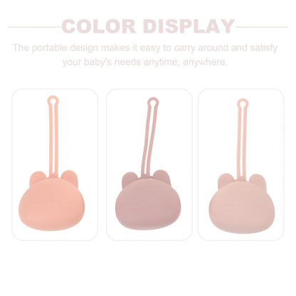 Pacifier for Silicone Holder Case Storage Box Portable Travel Babies