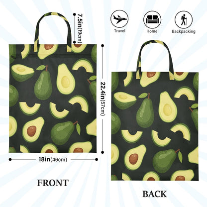 Avocado Black Waterproof Travel Laundry Bag Easy Care 2 Count