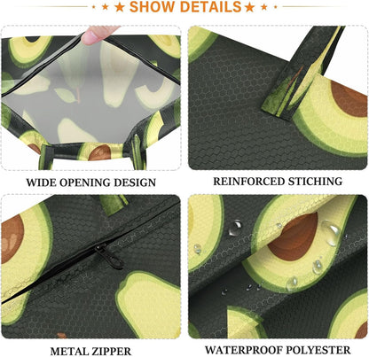 Avocado Black Waterproof Travel Laundry Bag Easy Care 2 Count