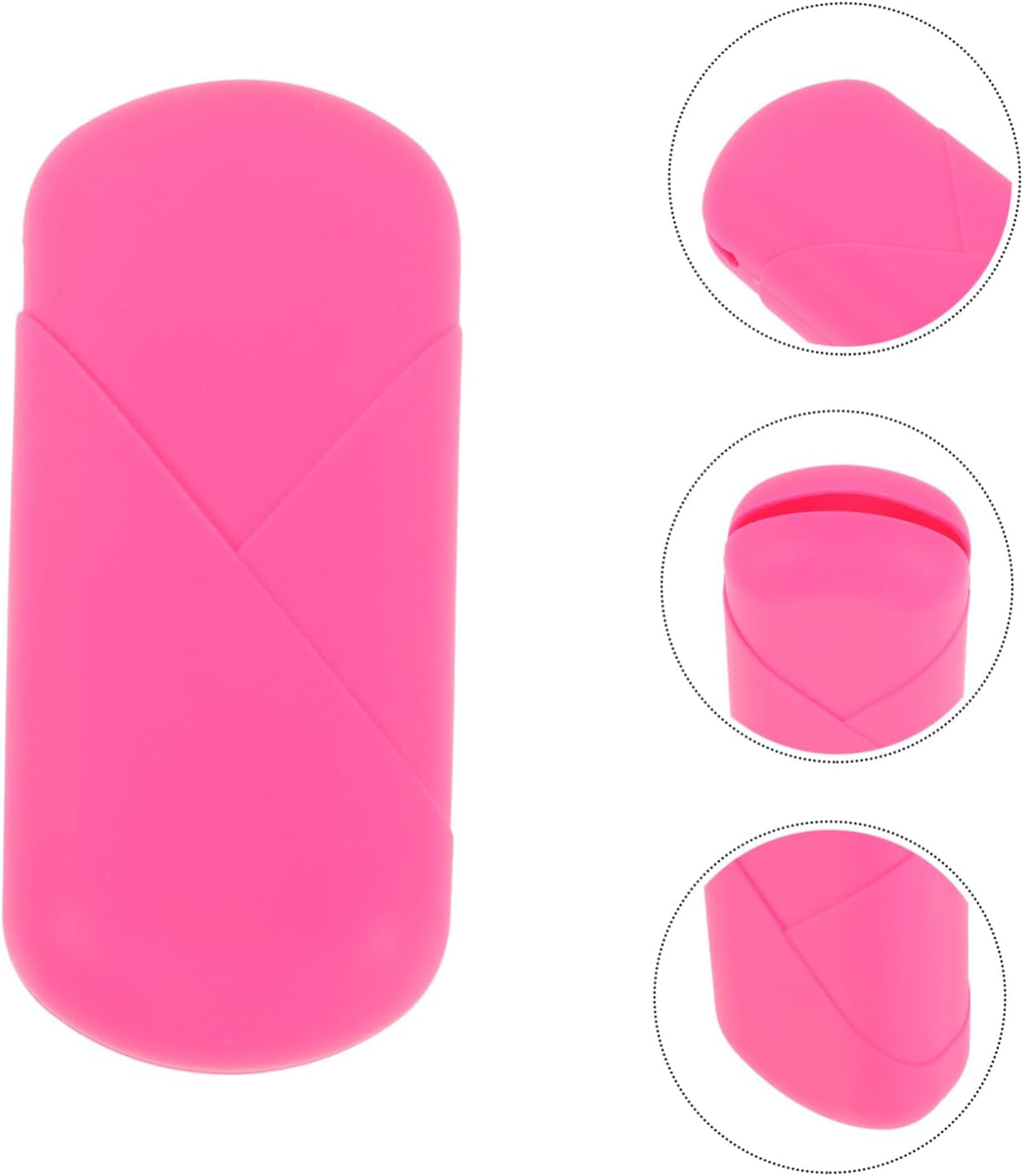 2pcs Protective Silicone Case for Storage Lightweight Leakproof Organizer for Travel Camping and Outdoor Use Convenient Female