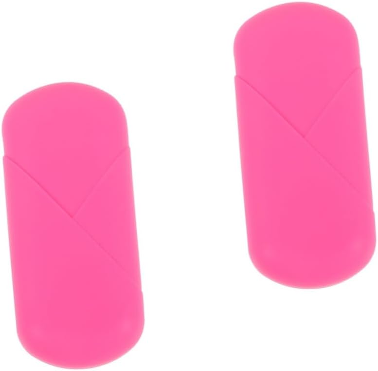 2pcs Protective Silicone Case for Storage Lightweight Leakproof Organizer for Travel Camping and Outdoor Use Convenient Female