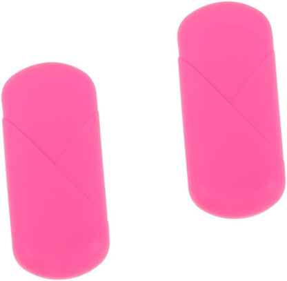 2pcs Protective Silicone Case for Storage Lightweight Leakproof Organizer for Travel Camping and Outdoor Use Convenient Female