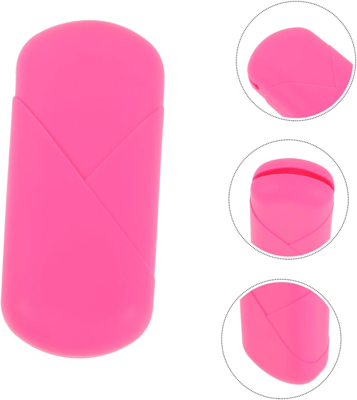 2pcs Protective Silicone Case for Storage Lightweight Leakproof Organizer for Travel Camping and Outdoor Use Convenient Female