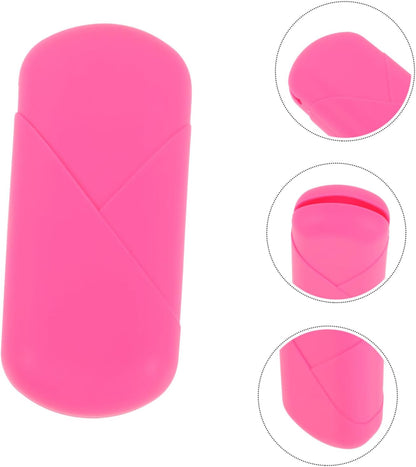 2pcs Protective Silicone Case for Storage Lightweight Leakproof Organizer for Travel Camping and Outdoor Use Convenient Female