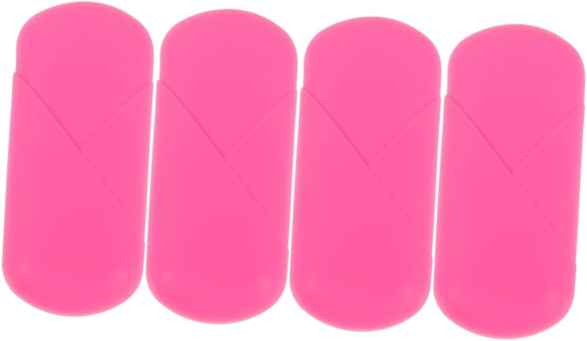 2pcs Protective Silicone Case for Storage Lightweight Leakproof Organizer for Travel Camping and Outdoor Use Convenient Female