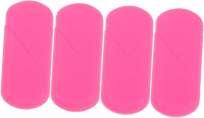2pcs Protective Silicone Case for Storage Lightweight Leakproof Organizer for Travel Camping and Outdoor Use Convenient Female