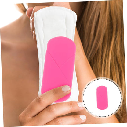 2pcs Protective Silicone Case for Storage Lightweight Leakproof Organizer for Travel Camping and Outdoor Use Convenient Female