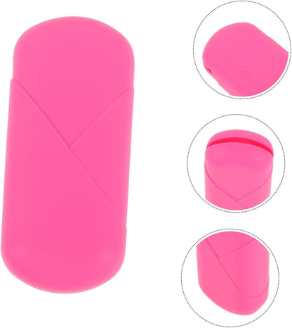 2pcs Protective Silicone Case for Storage Lightweight Leakproof Organizer for Travel Camping and Outdoor Use Convenient Female