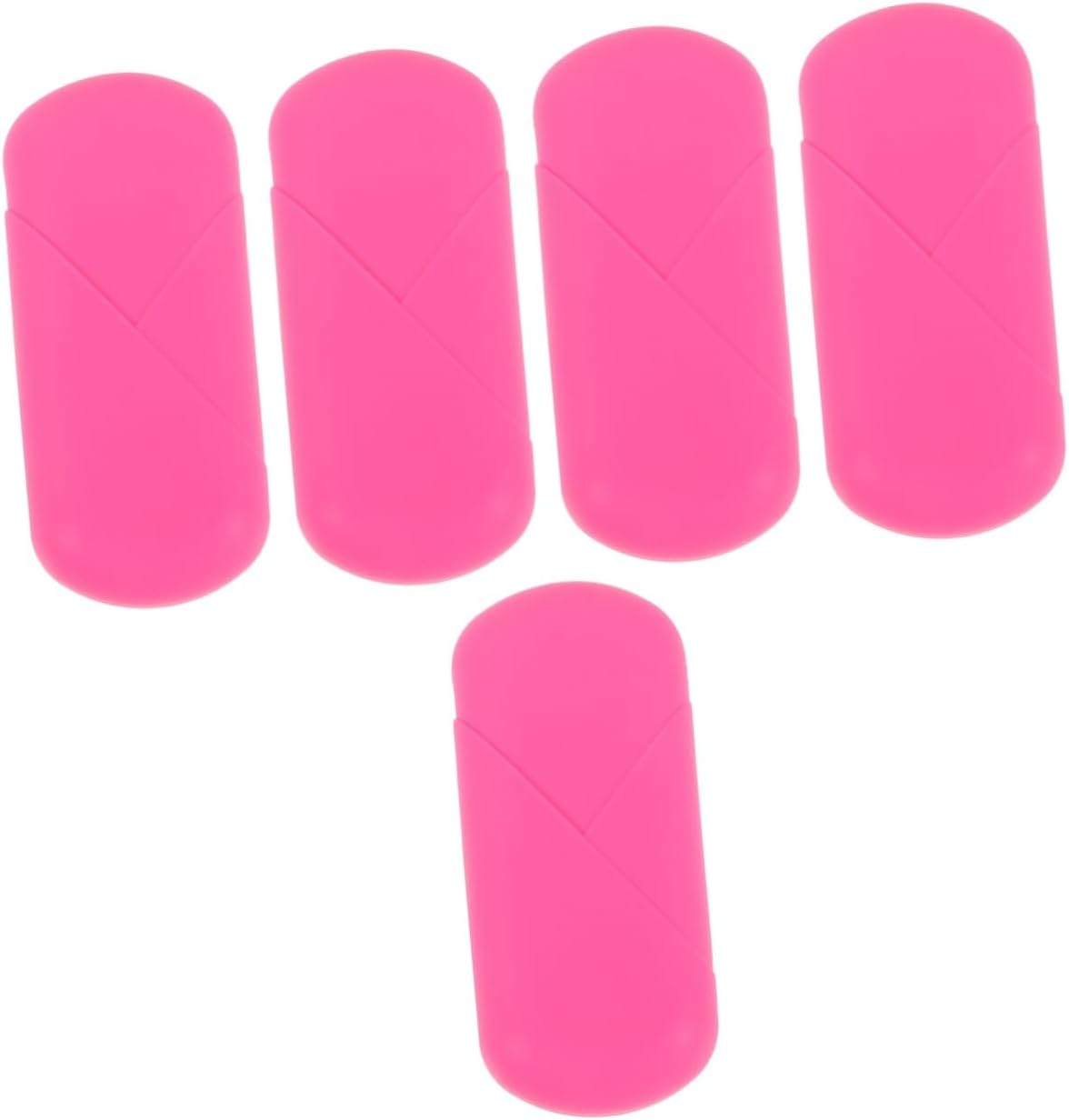 2pcs Protective Silicone Case for Storage Lightweight Leakproof Organizer for Travel Camping and Outdoor Use Convenient Female