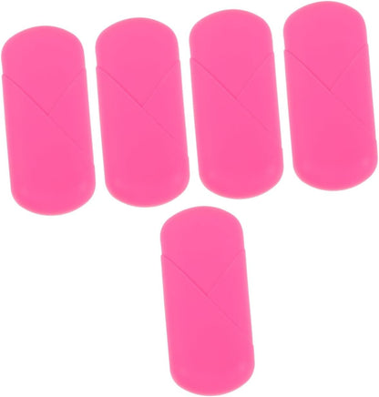 2pcs Protective Silicone Case for Storage Lightweight Leakproof Organizer for Travel Camping and Outdoor Use Convenient Female