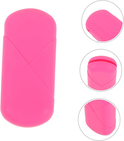 2pcs Protective Silicone Case for Storage Lightweight Leakproof Organizer for Travel Camping and Outdoor Use Convenient Female