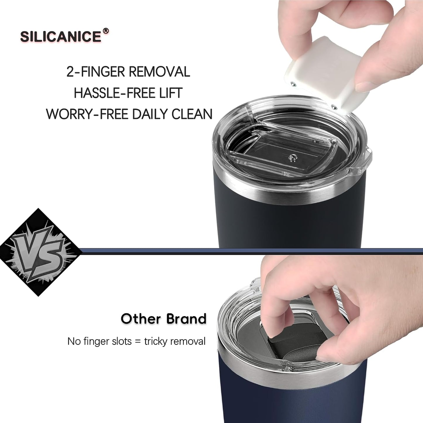 20oz Hygienic Insulated Tumbler — 100% Leakproof Lid with Removable Spout & Straw, Reinforced Vacuum-Protection Base, Cup Holder Friendly, for Iced Coffee, Smoothie/Water on the Go - Pink Sand