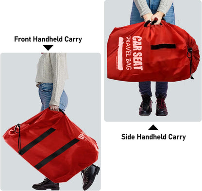 Car Seat Travel Bag for Airplane, Large Car Seat Bags for Air Travel