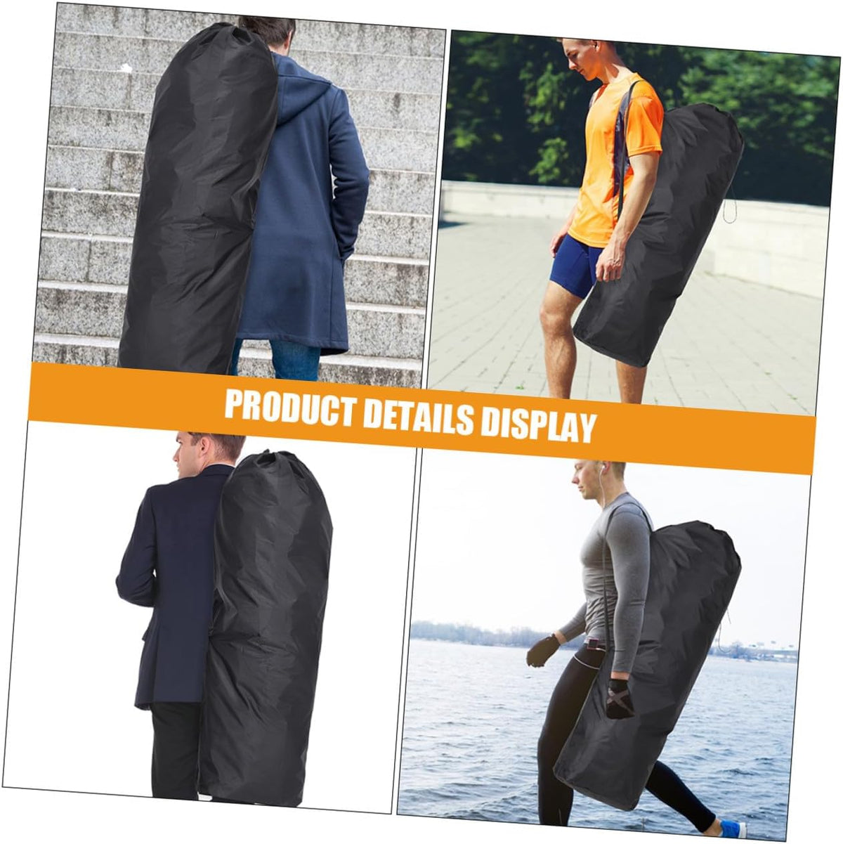 2pcs Travel Stroller Gate Check Bags for Airplane with Shoulder Strap Portable Lightweight Stroller Transport Storage Bags Compatible with Umbrella and Jogging