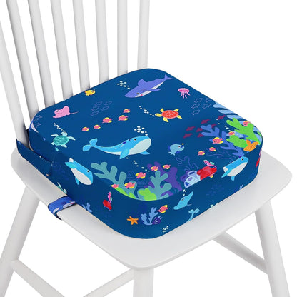 Toddler Booster Seat for Dining Table Kitchen Chair, 4" Kid Booster Cushion