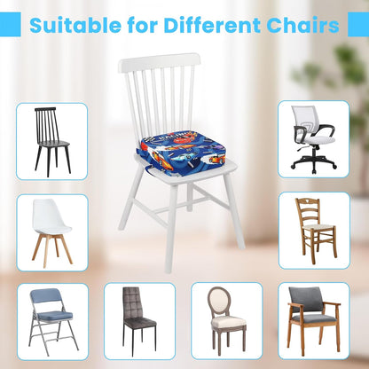 Toddler Booster Seat for Dining Table Kitchen Chair, 4" Kid Booster Cushion