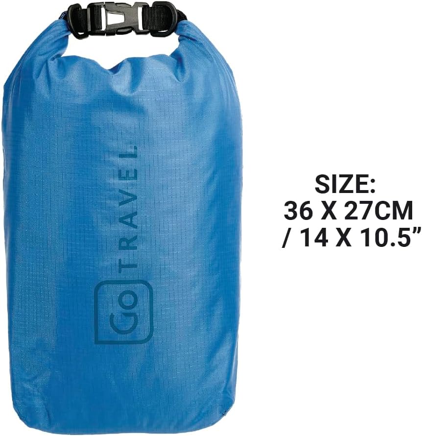 Wet or Dry Bag, Polyester Waterproof Bag, Blue, 5 Liters