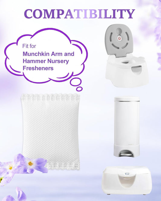 2" Diaper Pail Deodorizer Odor Absorber Fit for Munchkin Arm & Hammer