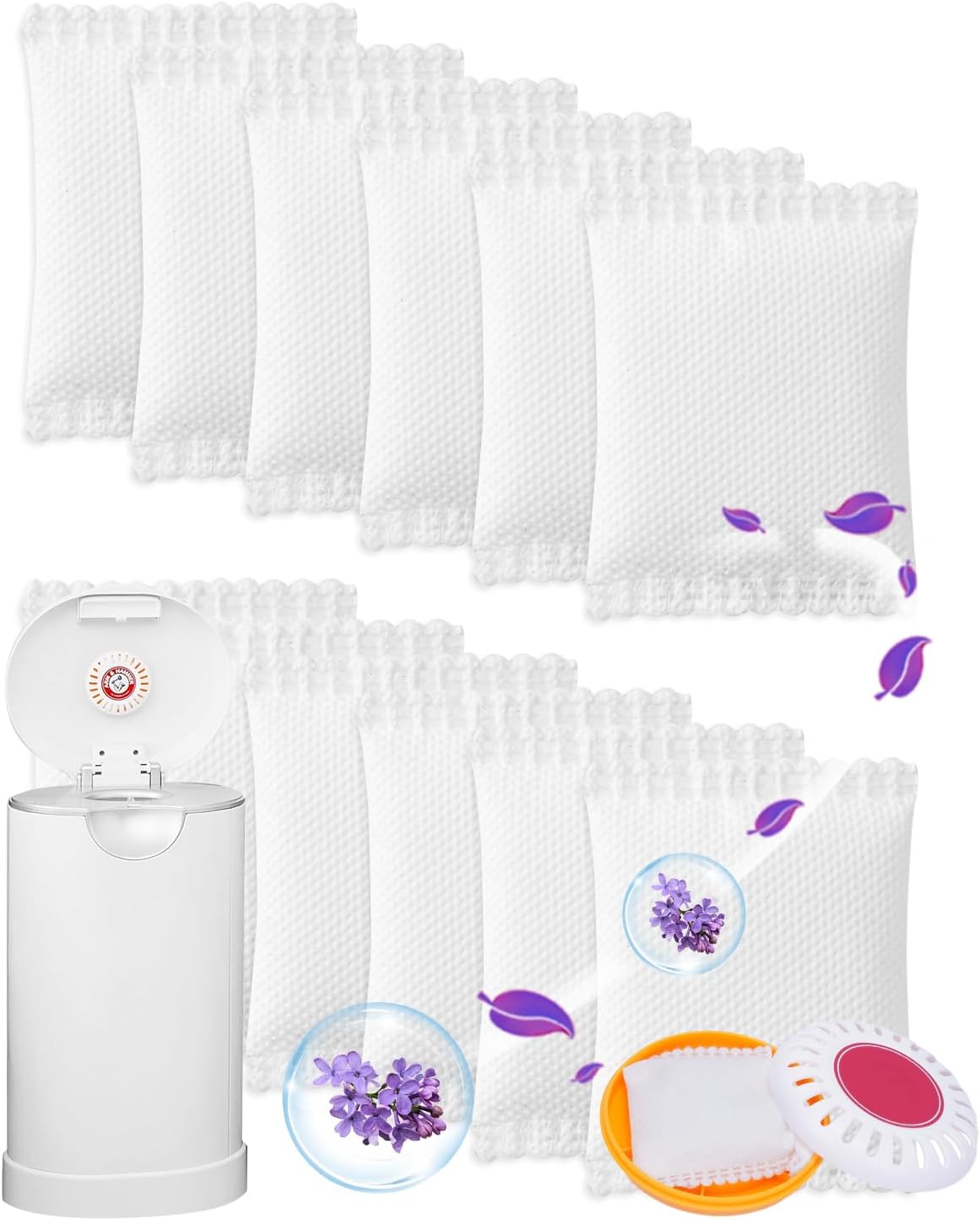 2" Diaper Pail Deodorizer Odor Absorber Fit for Munchkin Arm & Hammer