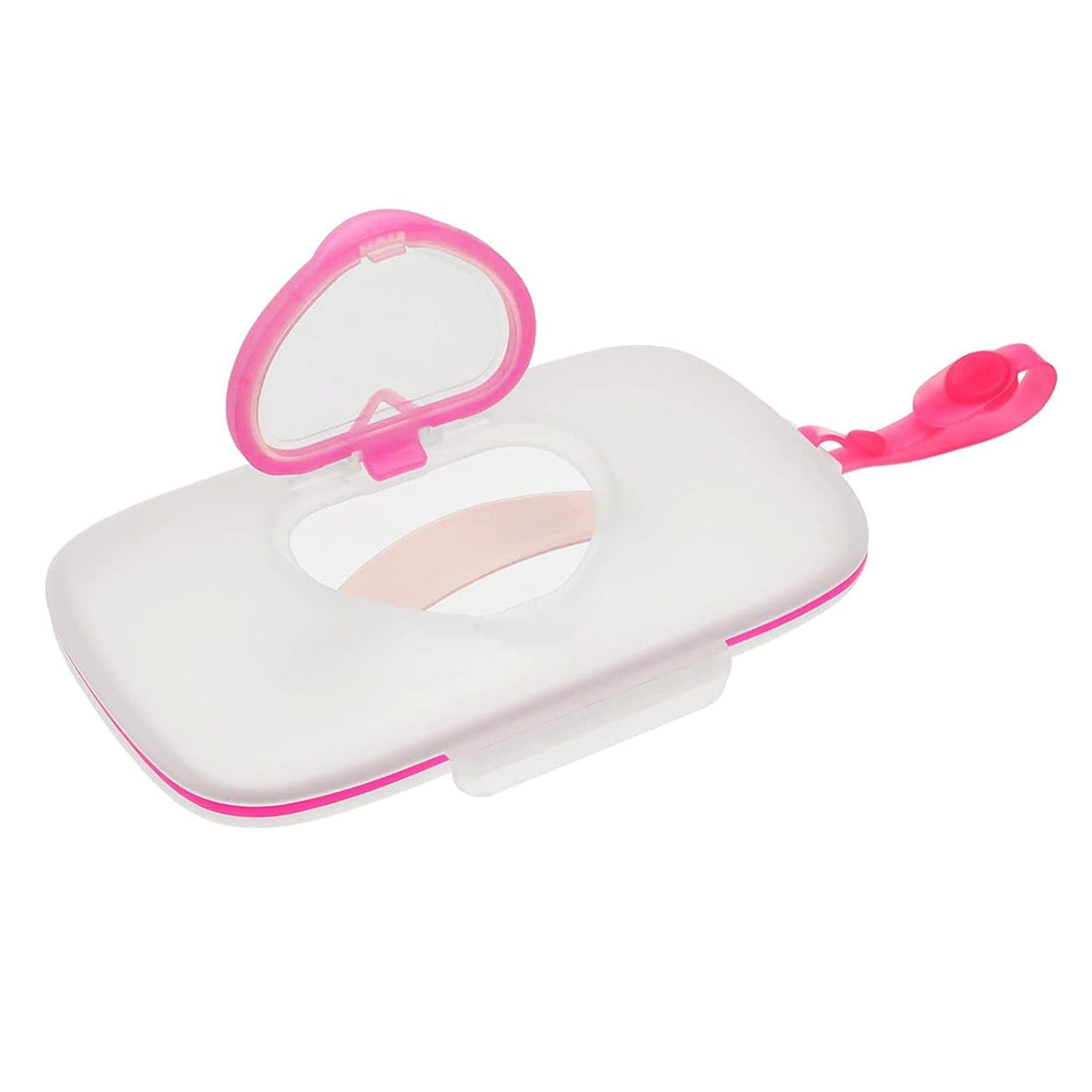 Wipes Dispenser Portable Wipes Container, Travel Wipes Case, Reusable Wipe Holder for Diaper Bag, Refillable Wipes Pouch for Outdoor Cars