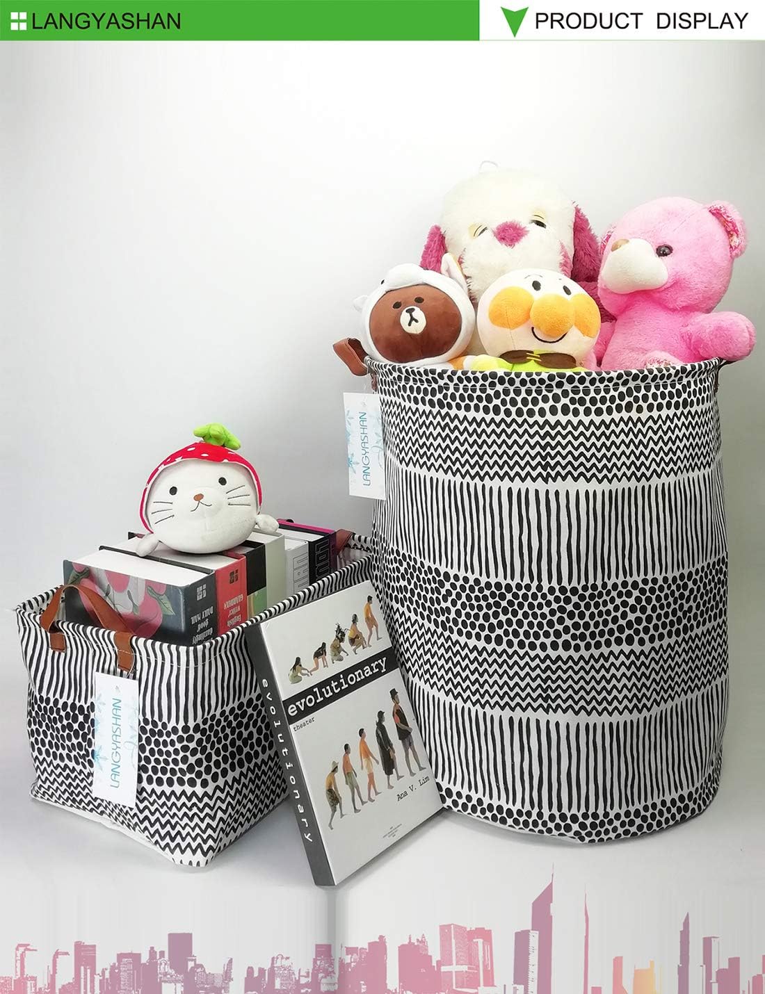 Rectangular Collapsible Boys Racecar Storage Basket Nursery Organizer - Colors B