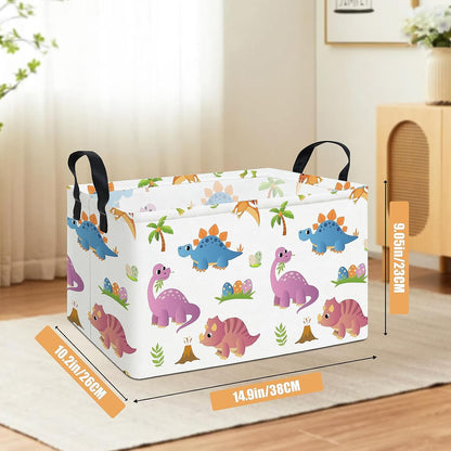 Rectangular Collapsible Boys Racecar Storage Basket Nursery Organizer - Colors B