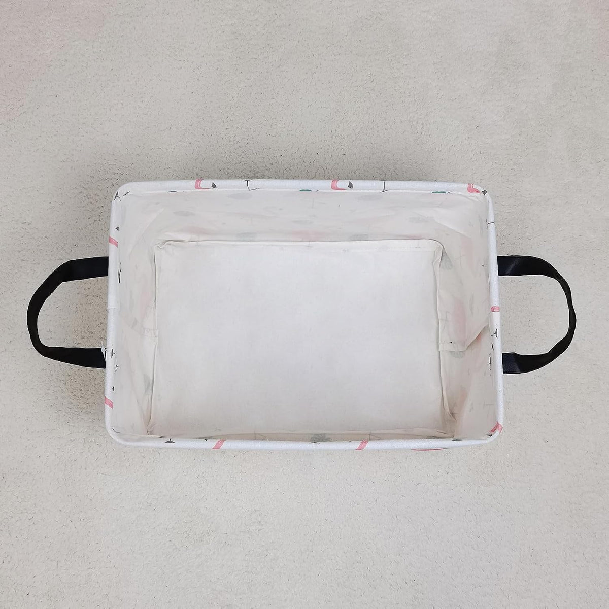 Rectangular Collapsible Boys Racecar Storage Basket Nursery Organizer - Colors B
