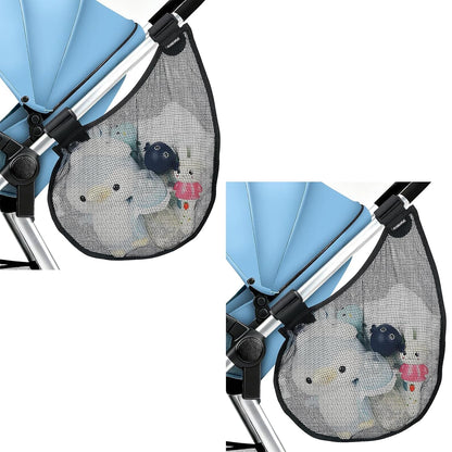 Side Sling Stroller Cargo Net: Universal Travel Stroller Caddy Attachment
