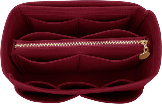 Felt Purse Organizer Insert, Tote Bag Shaper Dividers with 5 Sizes