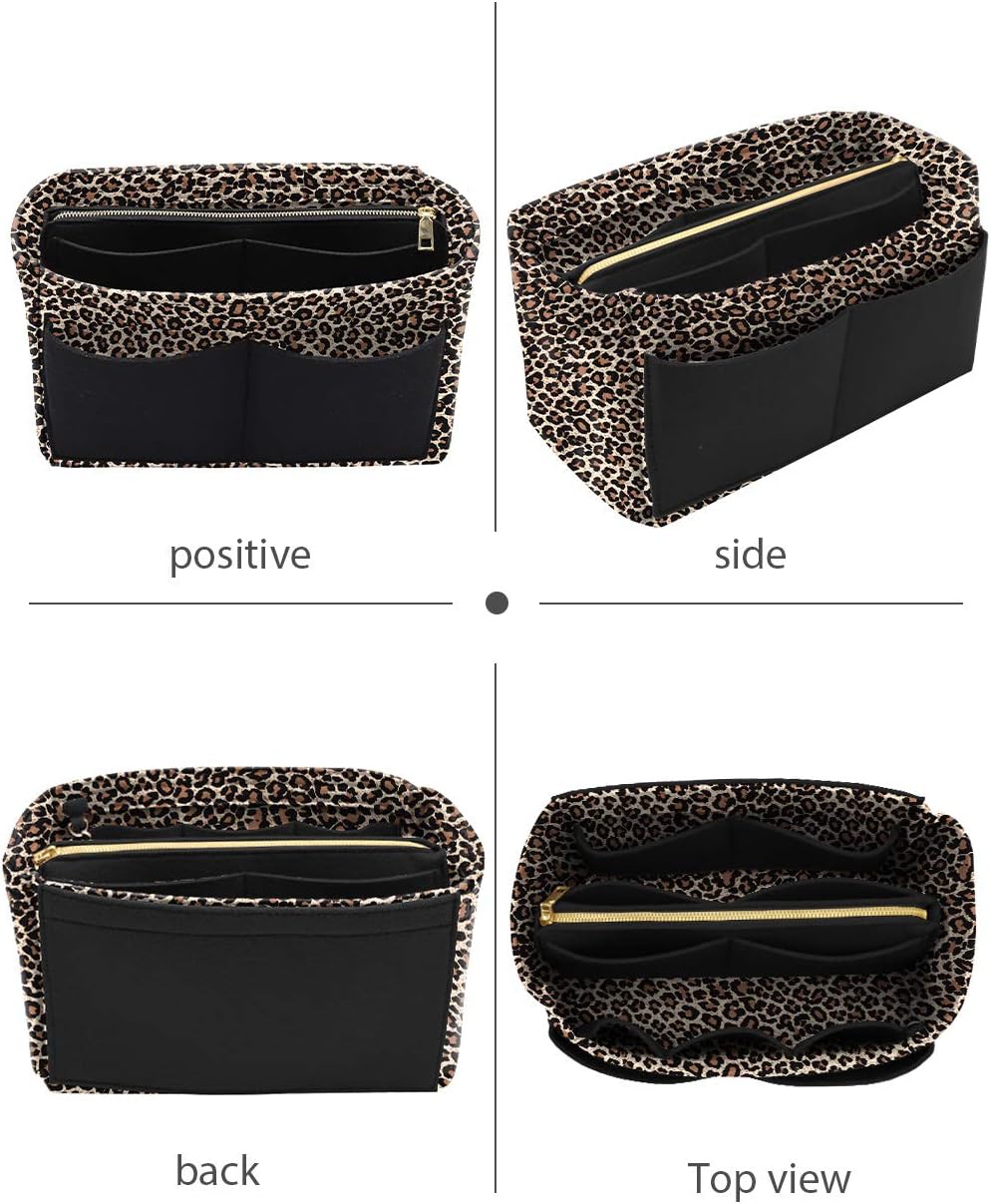 Felt Purse Organizer Insert, Tote Bag Shaper Dividers with 5 Sizes